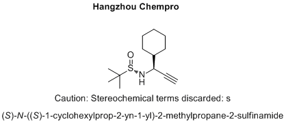 (S)-N-((S)-1-cyclohexylprop-2-yn-1-yl)-2-methylpropane-2-sulfinamide