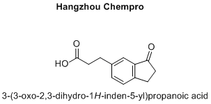 3-(3-oxo-2,3-dihydro-1H-inden-5-yl)propanoic acid