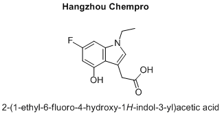 2-(1-ethyl-6-fluoro-4-hydroxy-1H-indol-3-yl)acetic acid