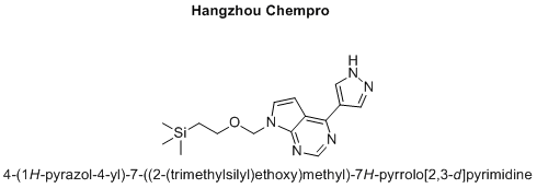 4-(1H-pyrazol-4-yl)-7-((2-(trimethylsilyl)ethoxy)methyl)-7H-pyrrolo[2,3-d]pyrimidine