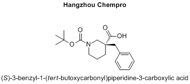 (S)-3-benzyl-1-(tert-butoxycarbonyl)piperidine-3-carboxylic acid