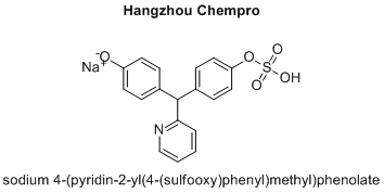 sodium 4-(pyridin-2-yl(4-(sulfooxy)phenyl)methyl)phenolate
