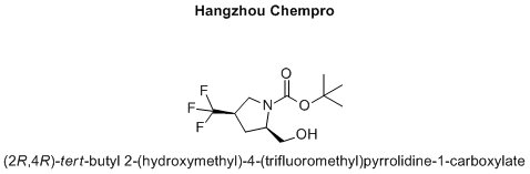 (2R,4R)-tert-butyl 2-(hydroxymethyl)-4-(trifluoromethyl)pyrrolidine-1-carboxylate