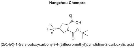 (2R,4R)-1-(tert-butoxycarbonyl)-4-(trifluoromethyl)pyrrolidine-2-carboxylic acid