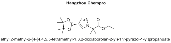 ethyl 2-methyl-2-(4-(4,4,5,5-tetramethyl-1,3,2-dioxaborolan-2-yl)-1H-pyrazol-1-yl)propanoate