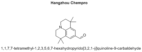 1,1,7,7-tetramethyl-1,2,3,5,6,7-hexahydropyrido[3,2,1-ij]quinoline-9-carbaldehyde