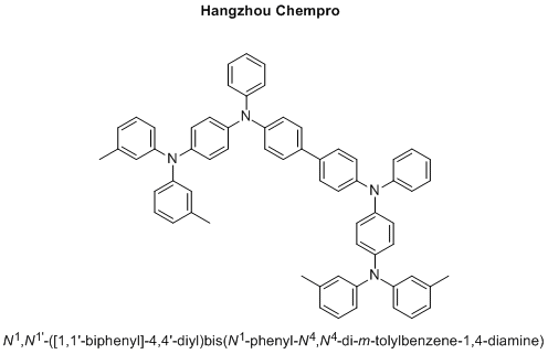 N1,N1'-([1,1'-biphenyl]-4,4'-diyl)bis(N1-phenyl-N4,N4-di-m-tolylbenzene-1,4-diamine)