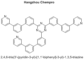2,4,6-tris(3'-(pyridin-3-yl)-[1,1'-biphenyl]-3-yl)-1,3,5-triazine