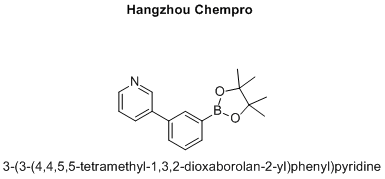 3-(3-(4,4,5,5-tetramethyl-1,3,2-dioxaborolan-2-yl)phenyl)pyridine