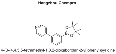 4-(3-(4,4,5,5-tetramethyl-1,3,2-dioxaborolan-2-yl)phenyl)pyridine