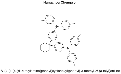 N-(4-(1-(4-(di-p-tolylamino)phenyl)cyclohexyl)phenyl)-3-methyl-N-(p-tolyl)aniline