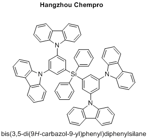 bis(3,5-di(9H-carbazol-9-yl)phenyl)diphenylsilane