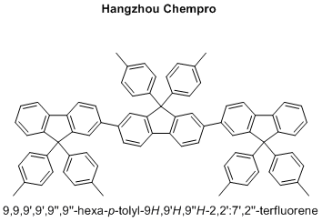 9,9,9',9',9'',9''-hexa-p-tolyl-9H,9'H,9''H-2,2':7',2''-terfluorene