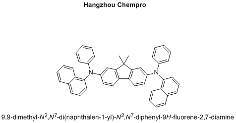 9,9-dimethyl-N2,N7-di(naphthalen-1-yl)-N2,N7-diphenyl-9H-fluorene-2,7-diamine