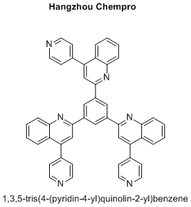 1,3,5-tris(4-(pyridin-4-yl)quinolin-2-yl)benzene