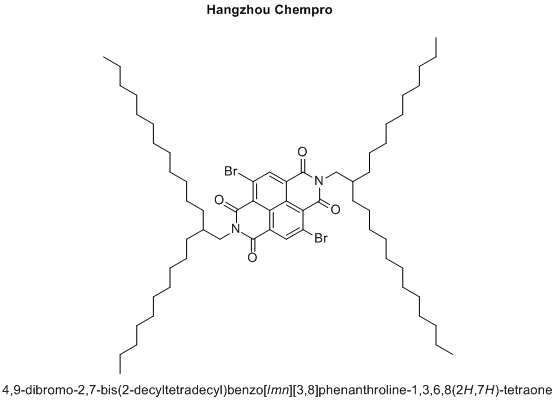 4,9-dibromo-2,7-bis(2-decyltetradecyl)benzo[lmn][3,8]phenanthroline-1,3,6,8(2H,7H)-tetraone