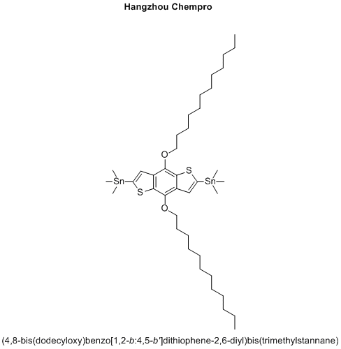 (4,8-bis(dodecyloxy)benzo[1,2-b:4,5-b']dithiophene-2,6-diyl)bis(trimethylstannane)