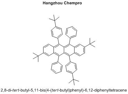 2,8-di-tert-butyl-5,11-bis(4-(tert-butyl)phenyl)-6,12-diphenyltetracene