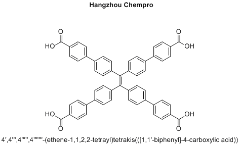 4',4''',4''''',4'''''''-(ethene-1,1,2,2-tetrayl)tetrakis(([1,1'-biphenyl]-4-carboxylic acid))