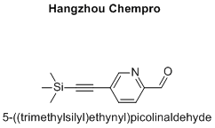 5-((trimethylsilyl)ethynyl)picolinaldehyde