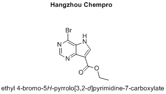 ethyl 4-bromo-5H-pyrrolo[3,2-d]pyrimidine-7-carboxylate