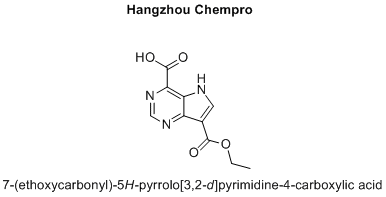 7-(ethoxycarbonyl)-5H-pyrrolo[3,2-d]pyrimidine-4-carboxylic acid