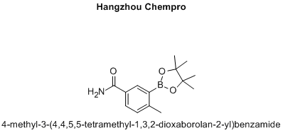 4-methyl-3-(4,4,5,5-tetramethyl-1,3,2-dioxaborolan-2-yl)benzamide