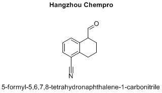 5-formyl-5,6,7,8-tetrahydronaphthalene-1-carbonitrile