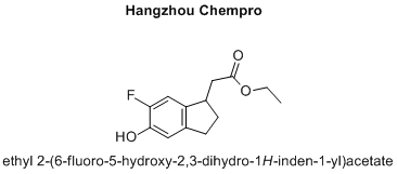 ethyl 2-(6-fluoro-5-hydroxy-2,3-dihydro-1H-inden-1-yl)acetate