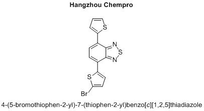 4-(5-bromothiophen-2-yl)-7-(thiophen-2-yl)benzo[c][1,2,5]thiadiazole