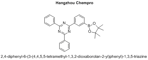 2,4-diphenyl-6-(3-(4,4,5,5-tetramethyl-1,3,2-dioxaborolan-2-yl)phenyl)-1,3,5-triazine