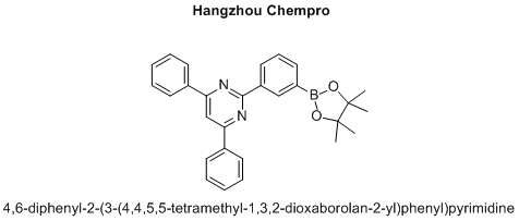 4,6-diphenyl-2-(3-(4,4,5,5-tetramethyl-1,3,2-dioxaborolan-2-yl)phenyl)pyrimidine