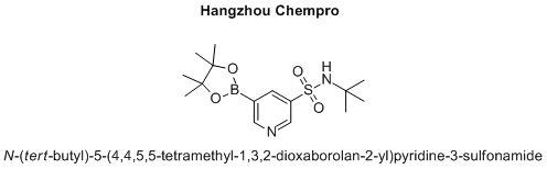 N-(tert-butyl)-5-(4,4,5,5-tetramethyl-1,3,2-dioxaborolan-2-yl)pyridine-3-sulfonamide