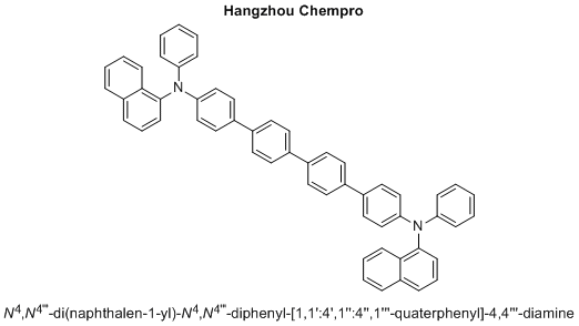 N4,N4'''-di(naphthalen-1-yl)-N4,N4'''-diphenyl-[1,1':4',1'':4'',1'''-quaterphenyl]-4,4'''-diamine