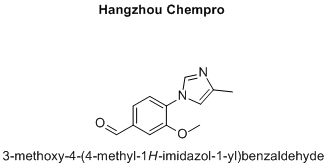 3-methoxy-4-(4-methyl-1H-imidazol-1-yl)benzaldehyde