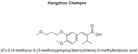 (E)-2-(4-methoxy-3-(3-methoxypropoxy)benzylidene)-3-methylbutanoic acid
