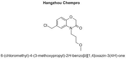 6-(chloromethyl)-4-(3-methoxypropyl)-2H-benzo[b][1,4]oxazin-3(4H)-one
