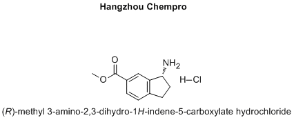(R)-methyl 3-amino-2,3-dihydro-1H-indene-5-carboxylate hydrochloride