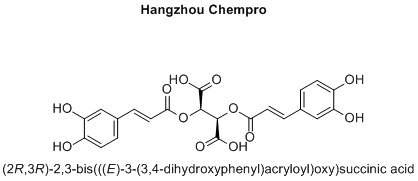 (2R,3R)-2,3-bis(((E)-3-(3,4-dihydroxyphenyl)acryloyl)oxy)succinic acid