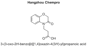 3-(3-oxo-2H-benzo[b][1,4]oxazin-4(3H)-yl)propanoic acid