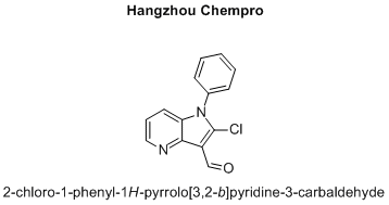 2-chloro-1-phenyl-1H-pyrrolo[3,2-b]pyridine-3-carbaldehyde