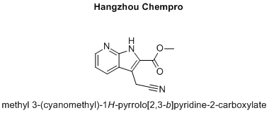 methyl 3-(cyanomethyl)-1H-pyrrolo[2,3-b]pyridine-2-carboxylate