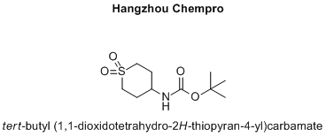 tert-butyl (1,1-dioxidotetrahydro-2H-thiopyran-4-yl)carbamate