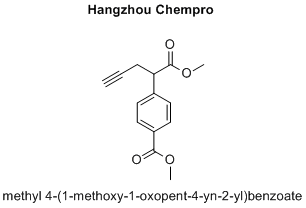 methyl 4-(1-methoxy-1-oxopent-4-yn-2-yl)benzoate
