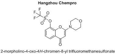2-morpholino-4-oxo-4H-chromen-8-yl trifluoromethanesulfonate