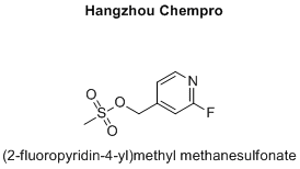 (2-fluoropyridin-4-yl)methyl methanesulfonate
