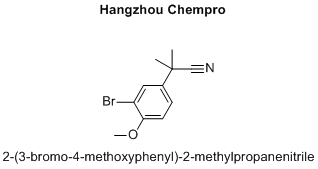 2-(3-bromo-4-methoxyphenyl)-2-methylpropanenitrile
