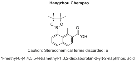 1-methyl-8-(4,4,5,5-tetramethyl-1,3,2-dioxaborolan-2-yl)-2-naphthoic acid