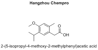 2-(5-isopropyl-4-methoxy-2-methylphenyl)acetic acid