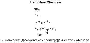 8-(2-aminoethyl)-5-hydroxy-2H-benzo[b][1,4]oxazin-3(4H)-one